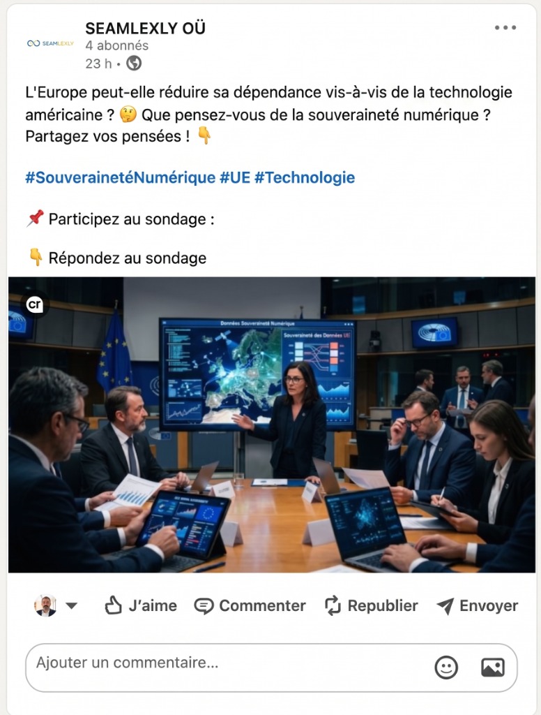 QuickPoll Social Post fr